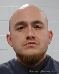 Mugshot of Miguel Angel Mendoza booked in Collin County, Texas on March 23, 2026