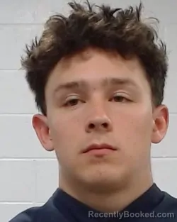 Mugshot of Caden Scott Powell booked in Collin County, Texas on March 28, 2026