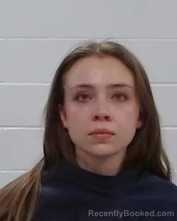 Mugshot of Mackenzie Paige Carlson booked in Collin County, Texas on March 30, 2026