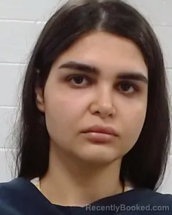 Mugshot of Atena Akhavan booked in Collin County, Texas on April 1, 2026