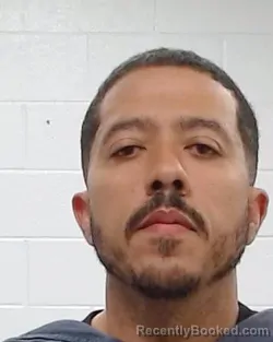 Mugshot of Daniel Andres Pena booked in Collin County, Texas on April 4, 2026