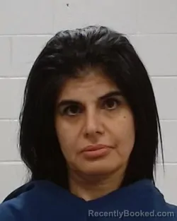 Mugshot of Sarah Sahar Sepehri booked in Collin County, Texas on April 25, 2026