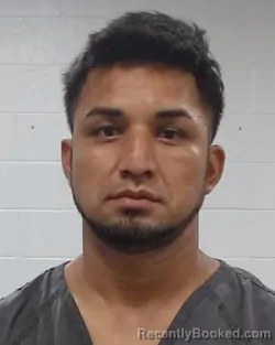 Mugshot of Luis Alfredo Gomez Galindo booked in Collin County, Texas on July 2, 2026