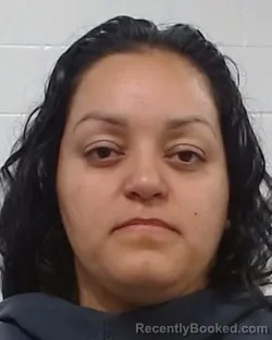 Mugshot of Karla Contreras- Villareal booked in Collin County, Texas on July 6, 2026
