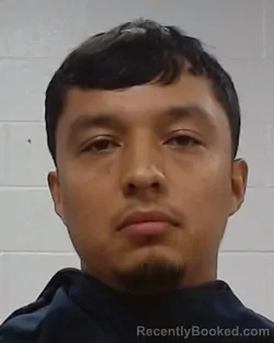 Mugshot of Rodrigo A Garcia Bustos booked in Collin County, Texas on August 17, 2026