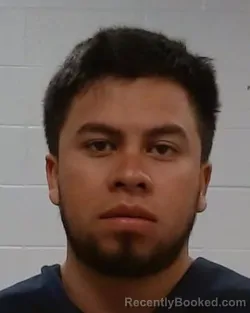 Mugshot of Yahir Marquez Sanchez booked in Collin County, Texas on August 24, 2026