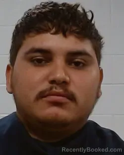 Mugshot of Alexander Marmolejo Meza booked in Collin County, Texas on August 27, 2026