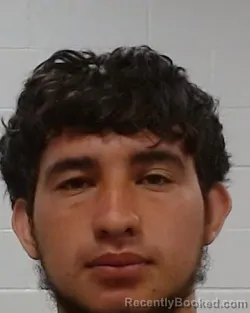 Mugshot of Angel Otoniel Benitez Garcia booked in Collin County, Texas on August 29, 2026
