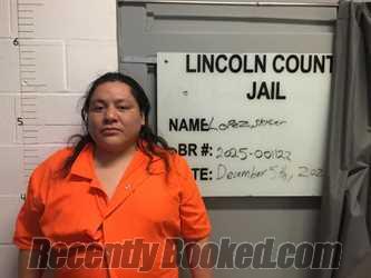 Booking photo from Lincoln County, Oklahoma