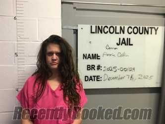 Booking photo from Lincoln County, Oklahoma