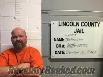 Booking photo from Lincoln County, Oklahoma
