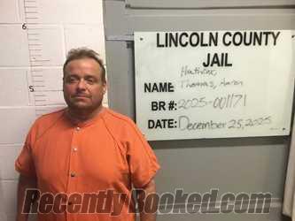 Booking photo from Lincoln County, Oklahoma