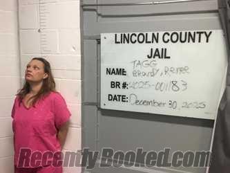 Booking photo from Lincoln County, Oklahoma