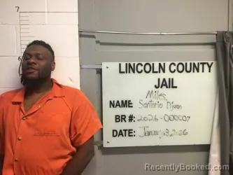 Booking photo from Lincoln County, Oklahoma