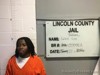 Booking photo from Lincoln County, Oklahoma