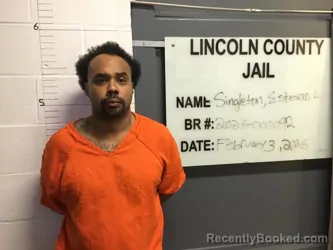 Booking photo from Lincoln County, Oklahoma