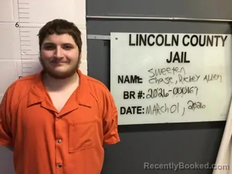 Mugshot of CHASE RICKY ALLEN SWEETEN