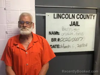 Mugshot of ORVILLE RUFUS BENNIGHT