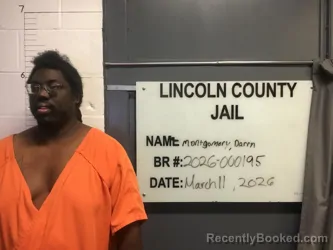 Mugshot of DARRYL EUGENE MONTGOMERY