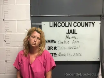 Mugshot of CHELSIE ANN MAINS