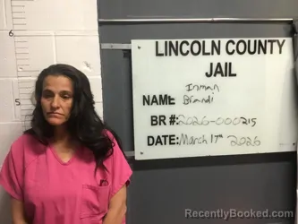 Mugshot of BRANDI RACHELLE INMAN
