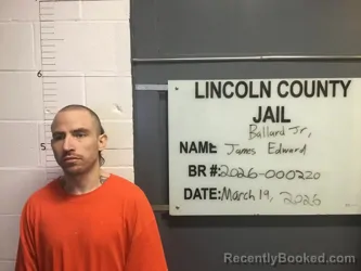 Mugshot of JAMES EDWARD BALLARD