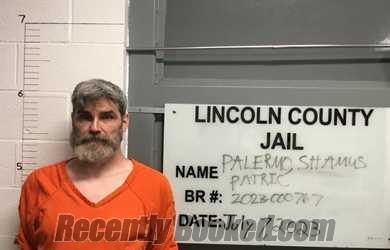 Booking photo from Lincoln County, Oklahoma