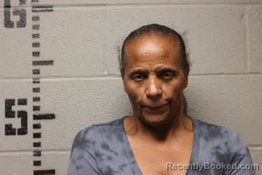 Mugshot of Daisy Powell booked in Logan County, Oklahoma on August 25, 2026