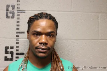 Mugshot of Khalil Jamar Frazier booked in Logan County, Oklahoma on September 11, 2026