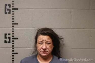 Mugshot of Candice Denett Kelley booked in Logan County, Oklahoma on September 28, 2026
