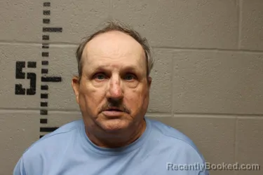 Mugshot of Clint Rice booked in Logan County, Oklahoma on October 4, 2026