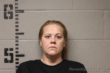 Mugshot of Amanda Sue Davis booked in Logan County, Oklahoma on October 8, 2026