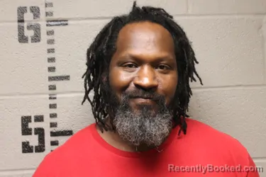 Mugshot of Emmanuel Leroy Thomas booked in Logan County, Oklahoma on October 16, 2026