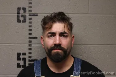 Mugshot of Jon Arron Romano booked in Logan County, Oklahoma on October 20, 2026
