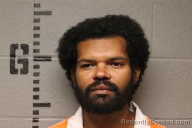 Mugshot of Dondre Mealek Williams booked in Logan County, Oklahoma on October 24, 2026