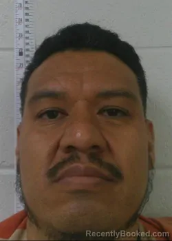 Mugshot of SANTOS-MANUEL ZUNIGA-PACHECO booked in Love County, Oklahoma on July 13, 2026