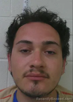 Mugshot of XAVIER THOMAS MORENO booked in Love County, Oklahoma on July 14, 2026