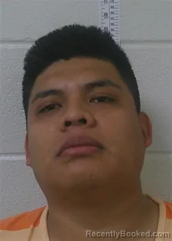 Mugshot of Abner Joseb Lopez Ramirez booked in Love County, Oklahoma on August 29, 2026