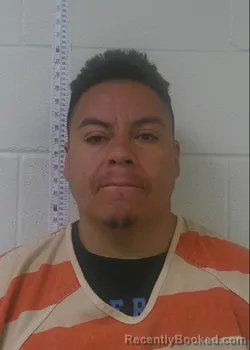 Mugshot of Lorenzo Antonio Garcia Sanchez booked in Love County, Oklahoma on September 1, 2026