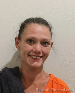 Mugshot of AMBER NACOLE FEATHERSTONE booked in McClain County, Oklahoma on May 6, 2026