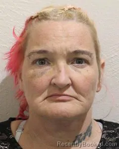 Mugshot of MISTY LYNN BERRYHILL booked in McClain County, Oklahoma on May 7, 2026