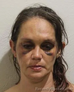 Mugshot of KATHERINE LAVAUGHN GANZBERG booked in McClain County, Oklahoma on June 22, 2026