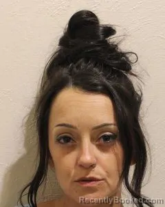 Mugshot of TIFFANY NICOLE YOUNG booked in McClain County, Oklahoma on July 9, 2026