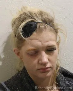 Mugshot of BRITNI LAURNE MICHAELS booked in McClain County, Oklahoma on July 27, 2026