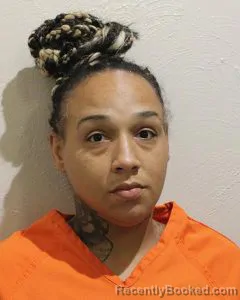 Mugshot of KEIMARA DASHAE BELL booked in McClain County, Oklahoma on July 28, 2026
