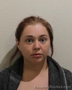 Mugshot of Tashina Dawn Gann booked in McClain County, Oklahoma on August 17, 2026