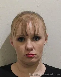 Mugshot of Brittany Danielle Beal booked in McClain County, Oklahoma on August 20, 2026