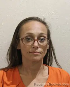 Mugshot of Lauren Lee Cooper booked in McClain County, Oklahoma on August 22, 2026