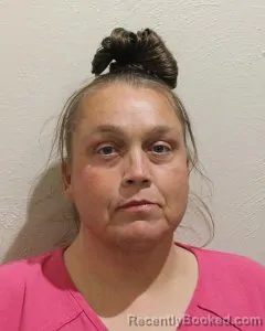 Mugshot of Rachel Martinez-Sandoval booked in McClain County, Oklahoma on August 25, 2026