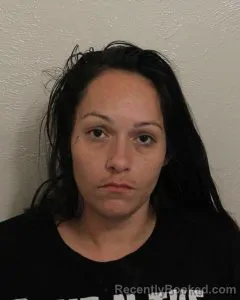 Mugshot of Hayley Marie Delarosa booked in McClain County, Oklahoma on August 26, 2026